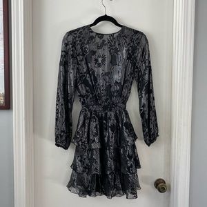 SILVER METALLIC ZARA DRESS